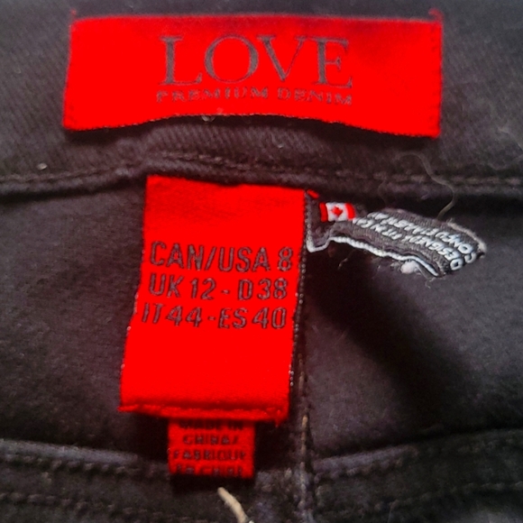 Love Premium Denim Suzanne Jean black jegging button & zip fly - Picture 3 of 8